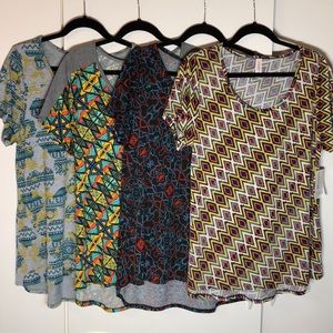 Lot of 4 LuLaRoe Classic T XL